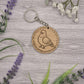 Pigeon Keyring: Engraved Pigeon Appreciation Club Keychain